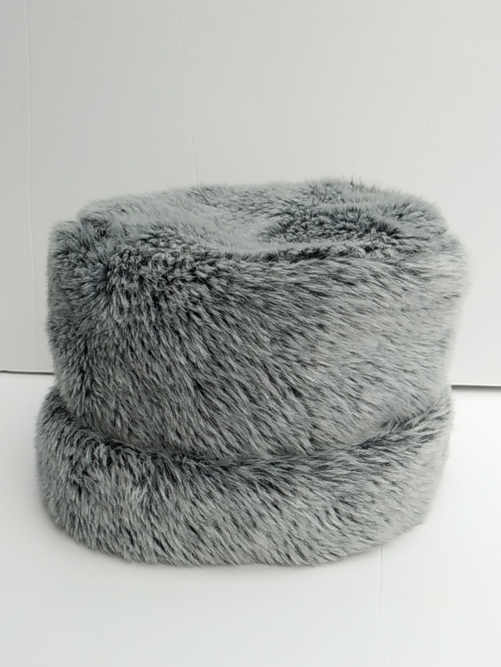 Gray Faux Fur Winter  Hat - Women Accessories